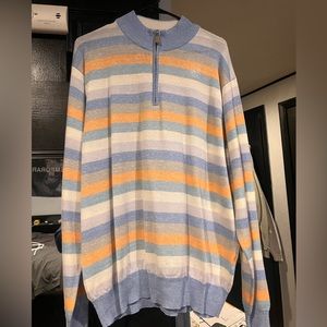 Peter Millar Lightweight Golf 1/4 Zip Sweater MINT CONDITION